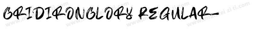 GridironGlory Regular字体转换